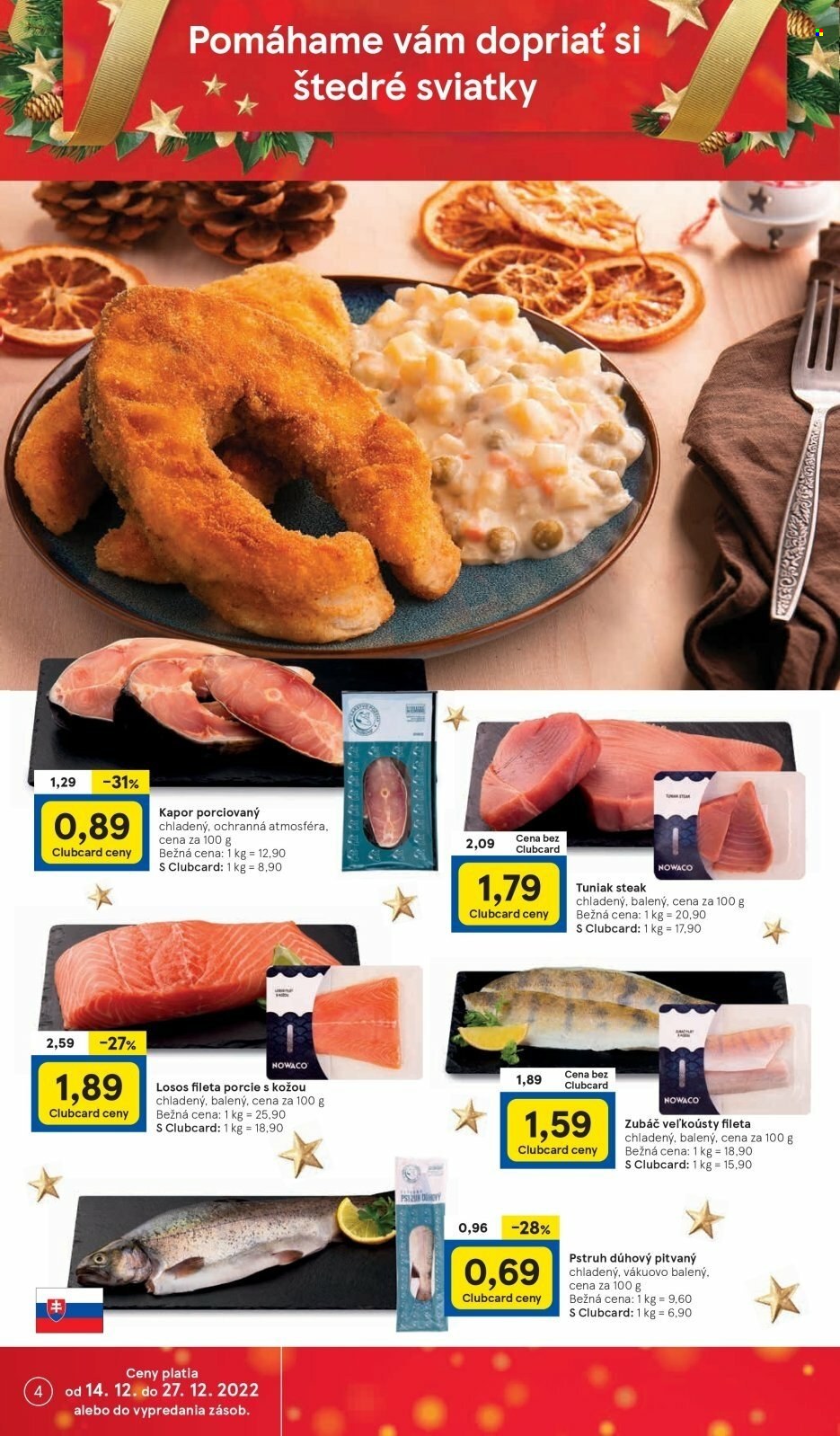 Leták TESCO - 14.12.2022 - 27.12.2022. Strana 4