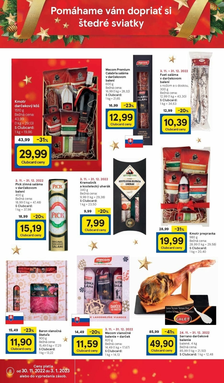 Leták TESCO - 14.12.2022 - 27.12.2022. Strana 8