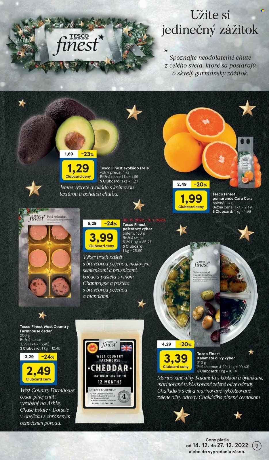 Leták TESCO - 14.12.2022 - 27.12.2022. Strana 9