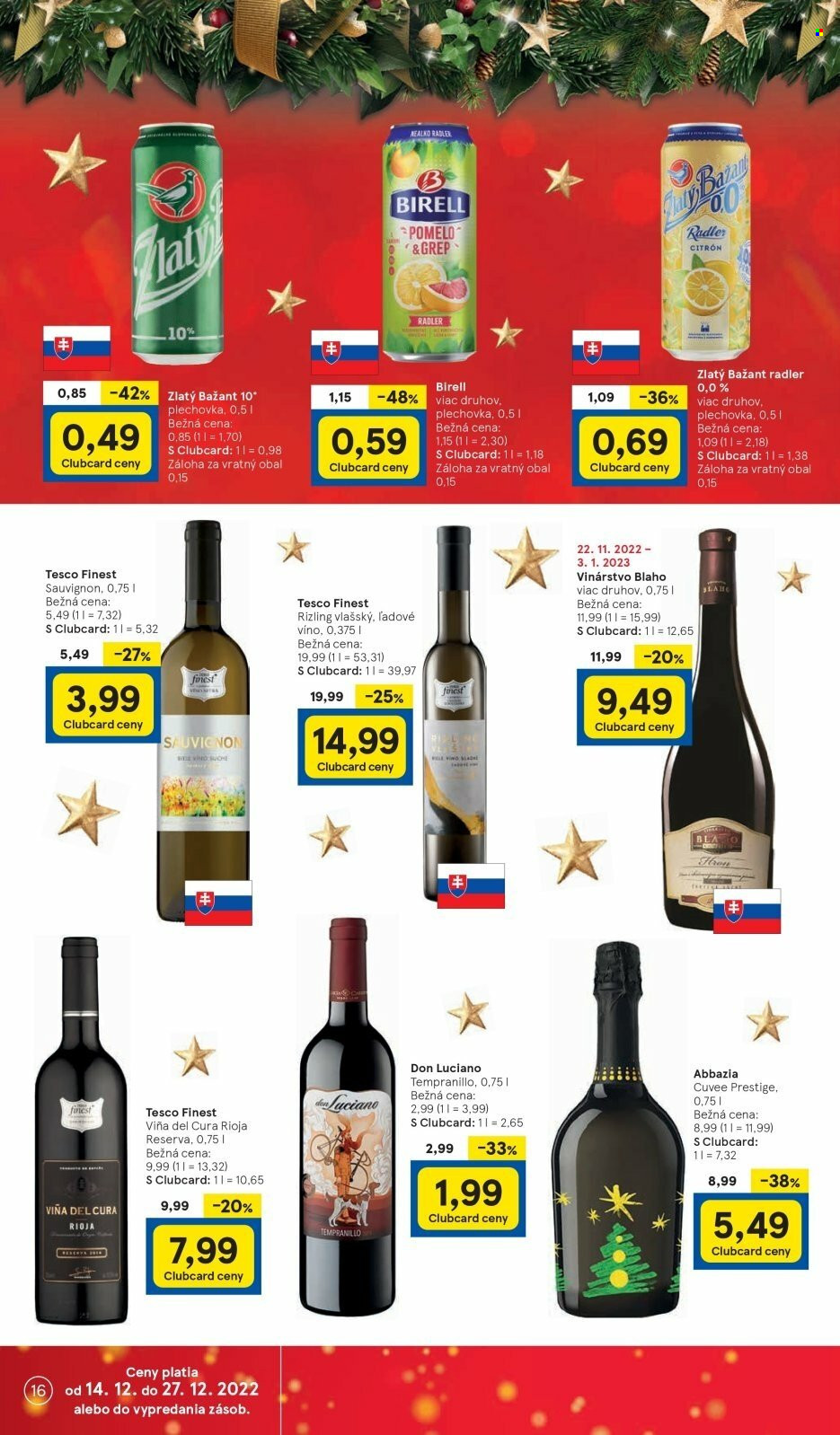 Leták TESCO - 14.12.2022 - 27.12.2022. Strana 16