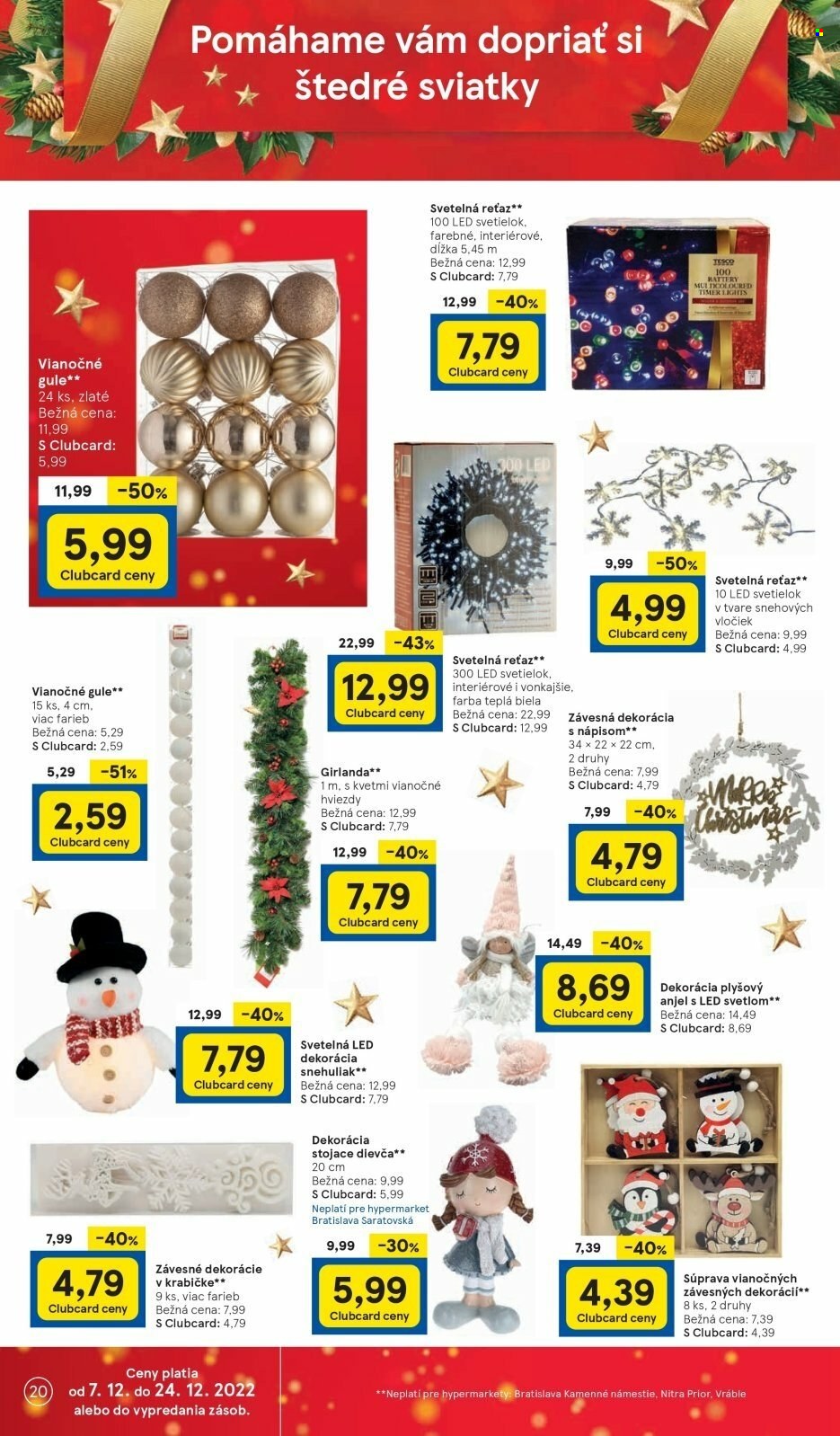 Leták TESCO - 14.12.2022 - 27.12.2022. Strana 20