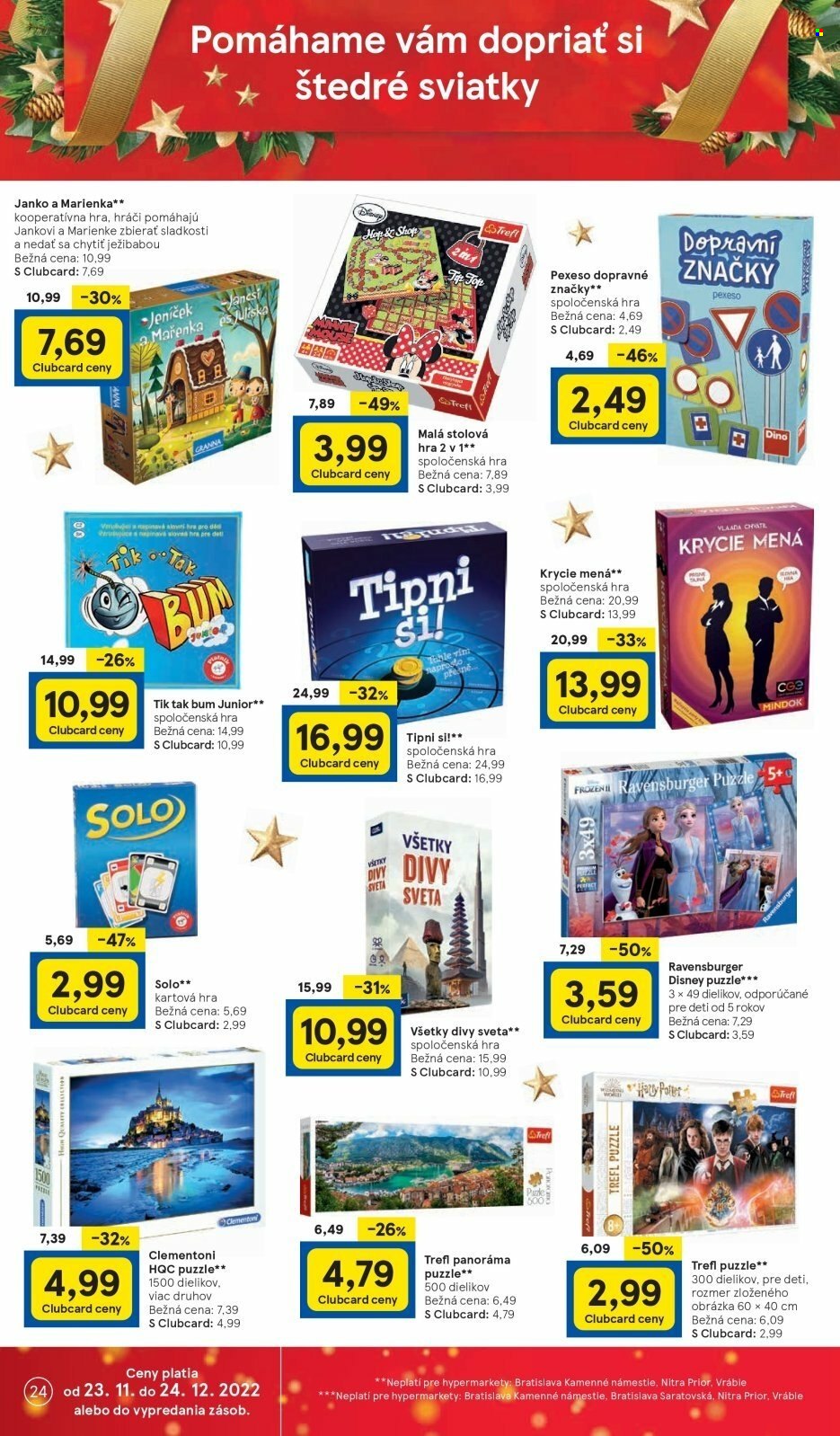 Leták TESCO - 14.12.2022 - 27.12.2022. Strana 24