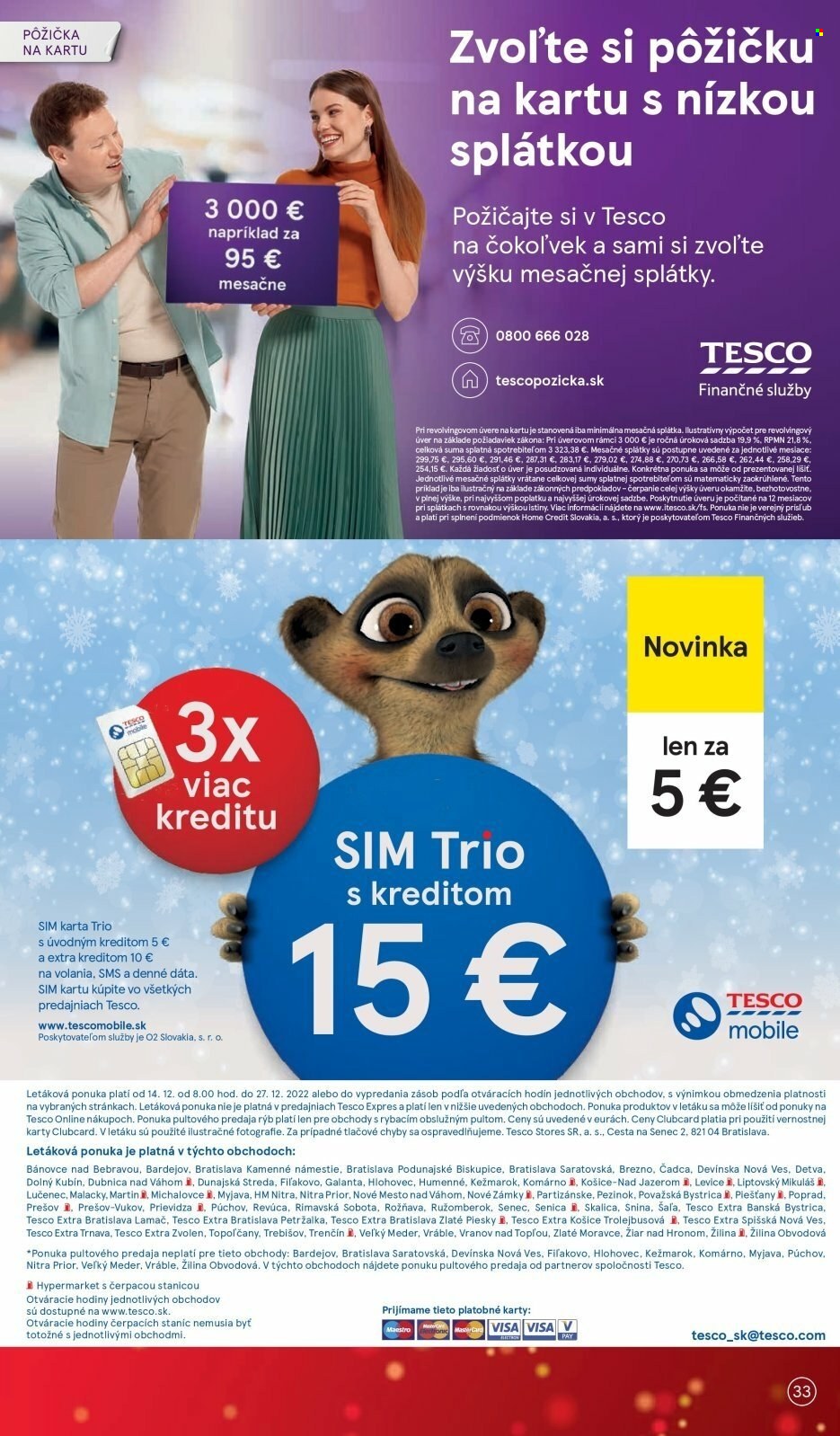 Leták TESCO - 14.12.2022 - 27.12.2022. Strana 33