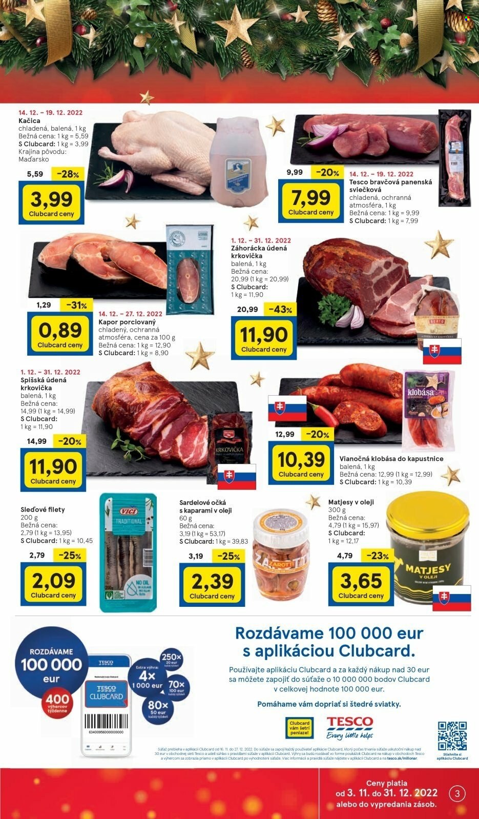 Leták TESCO supermarket - 14.12.2022 - 27.12.2022. Strana 3