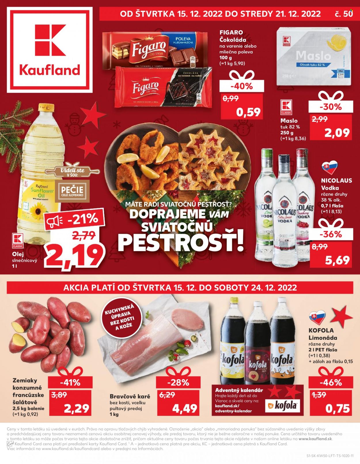 Leták Kaufland - 15.12.2022 - 21.12.2022. Strana 1