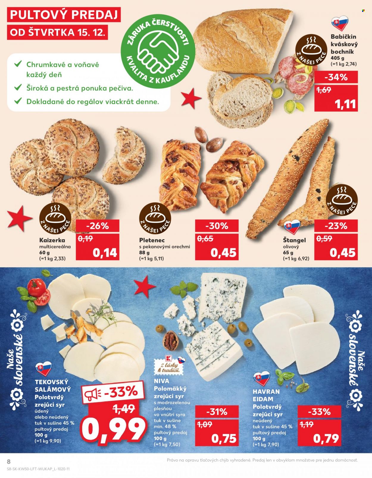 Leták Kaufland - 15.12.2022 - 21.12.2022. Strana 8
