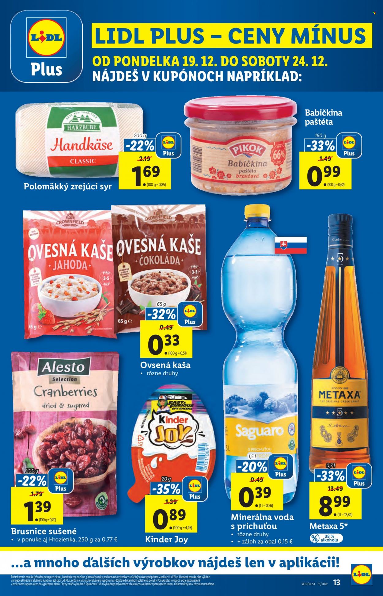 Leták Lidl - 19.12.2022 - 24.12.2022. Strana 13
