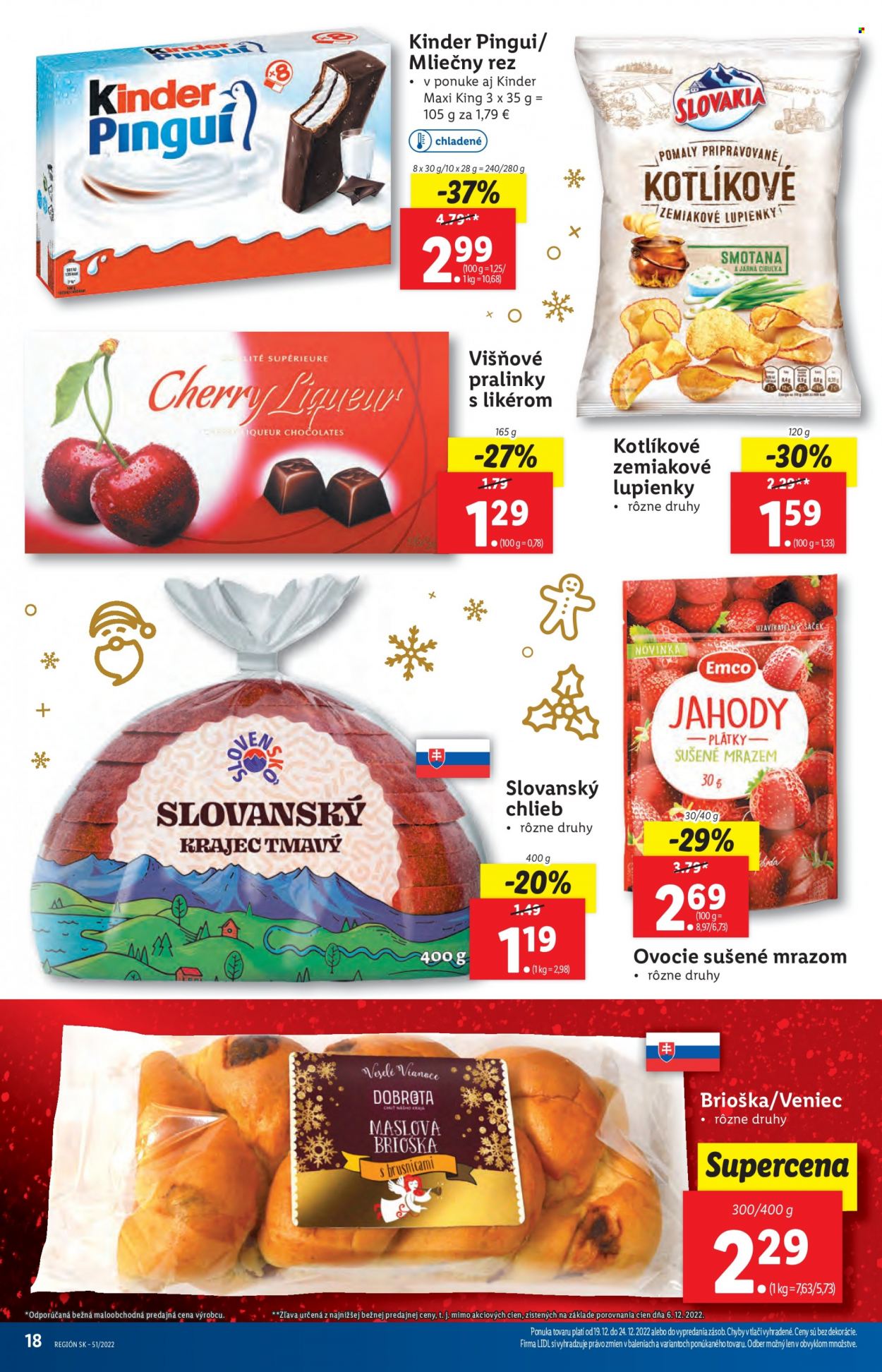 Leták Lidl - 19.12.2022 - 24.12.2022. Strana 18