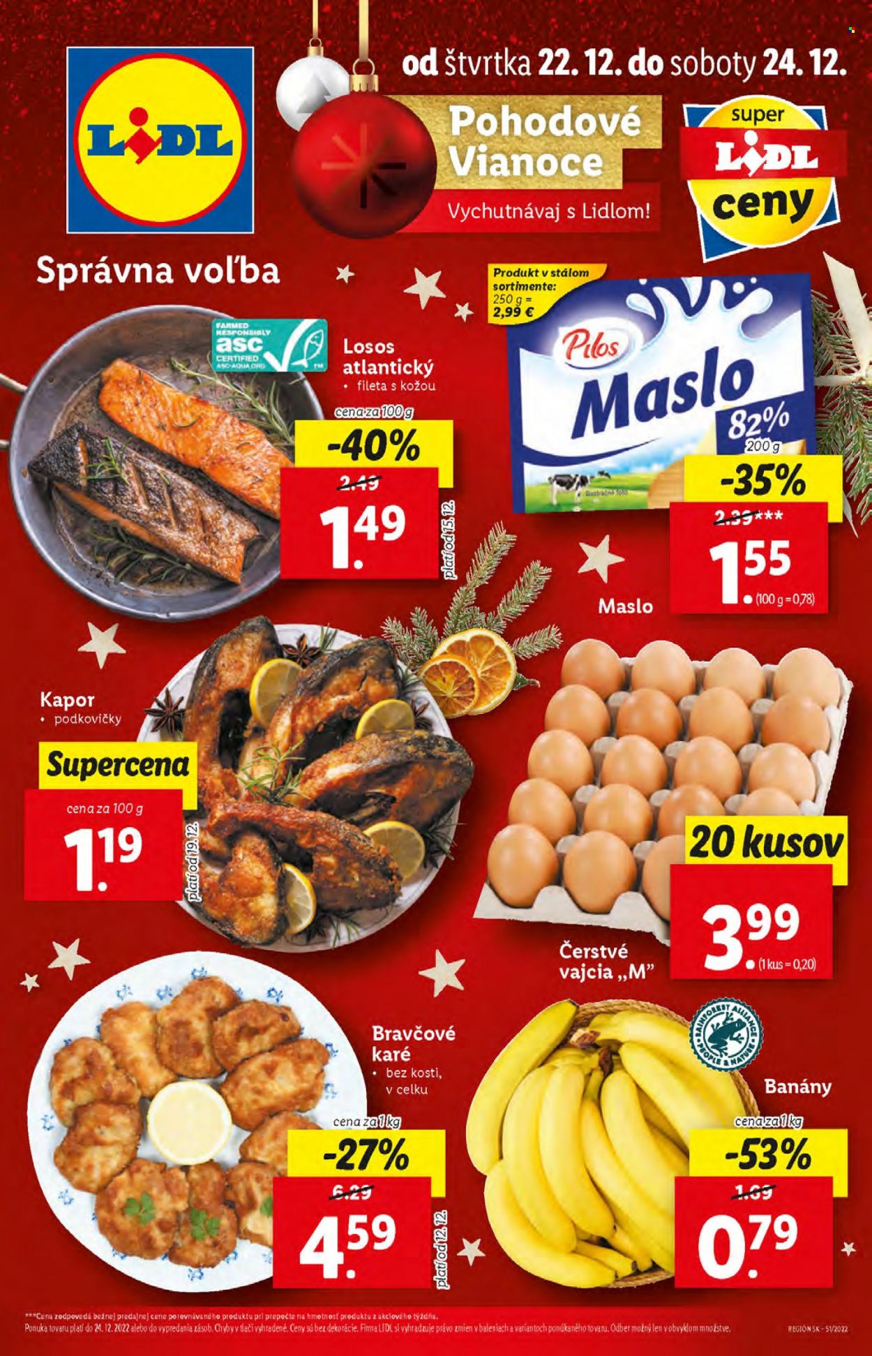 Leták Lidl - 22.12.2022 - 24.12.2022. Strana 1