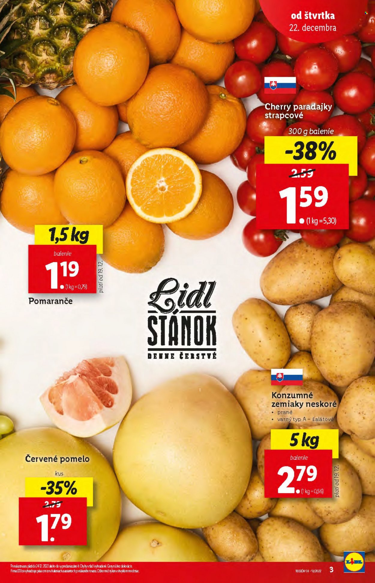Leták Lidl - 22.12.2022 - 24.12.2022. Strana 3