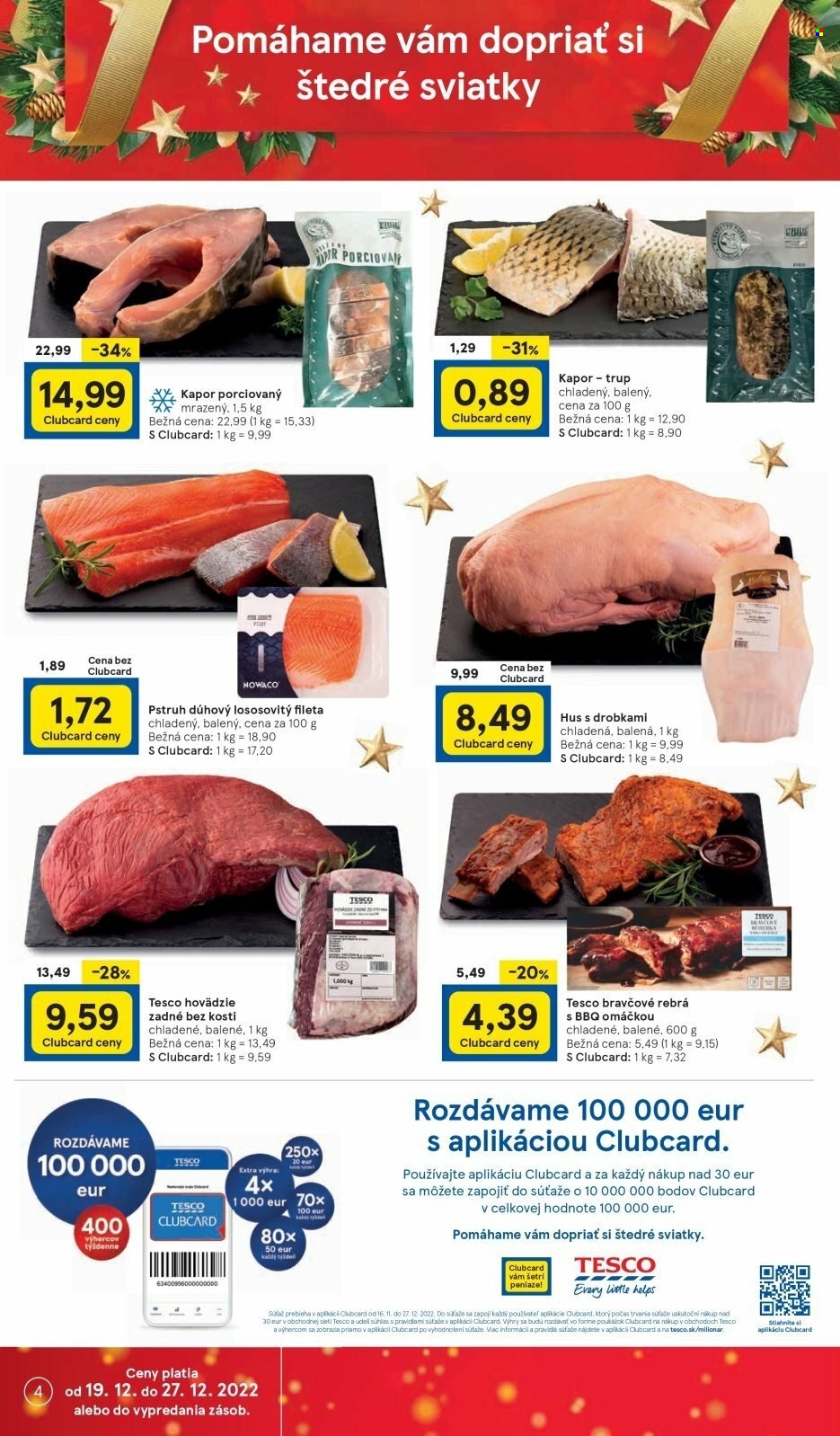 Leták TESCO - 19.12.2022 - 27.12.2022. Strana 4