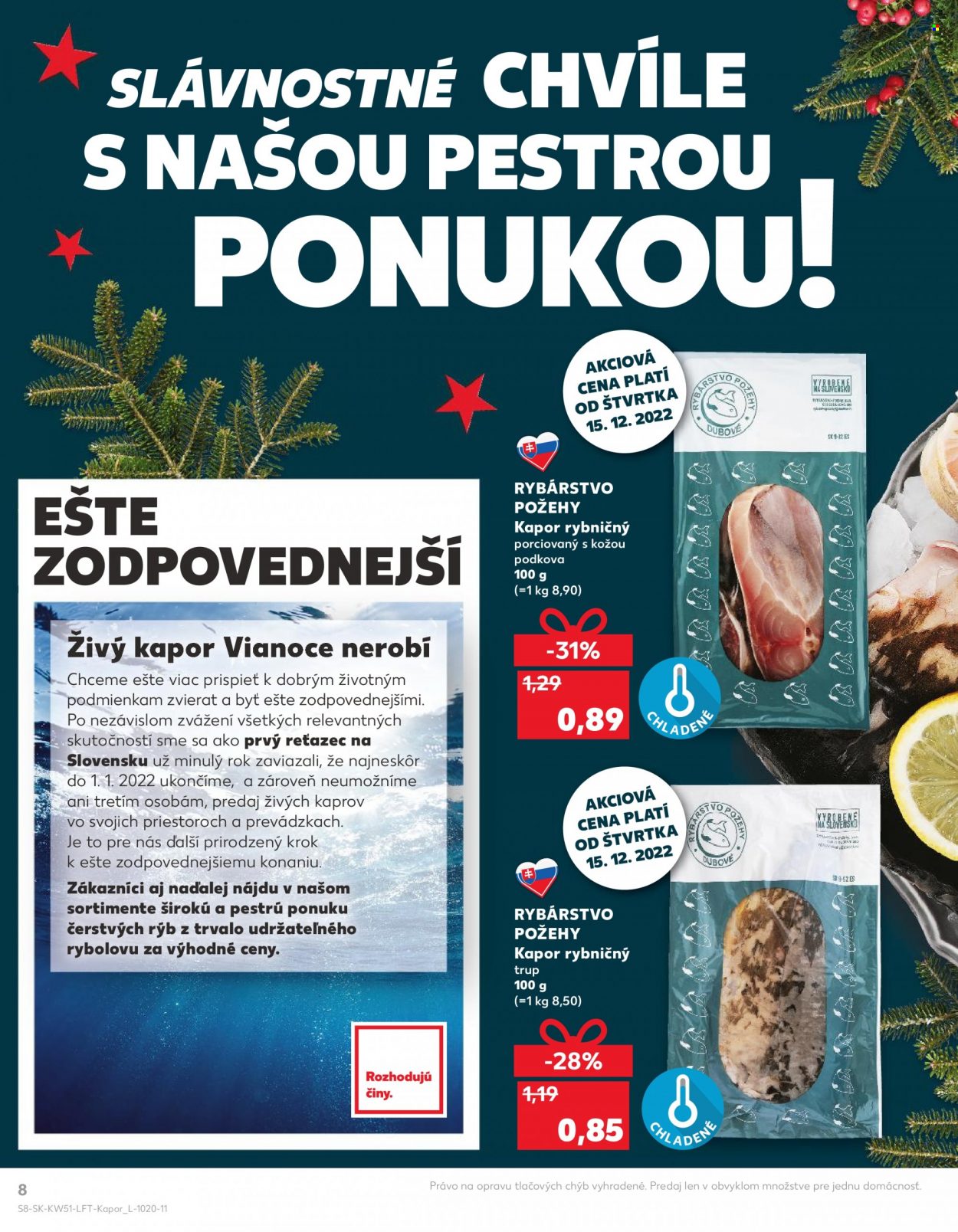 Leták Kaufland - 21.12.2022 - 28.12.2022. Strana 8