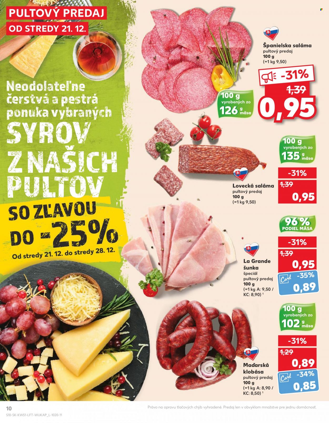 Leták Kaufland - 21.12.2022 - 28.12.2022. Strana 10