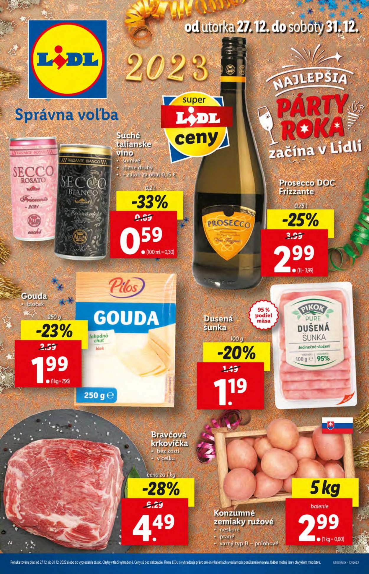 Leták Lidl - 27.12.2022 - 31.12.2022. Strana 1