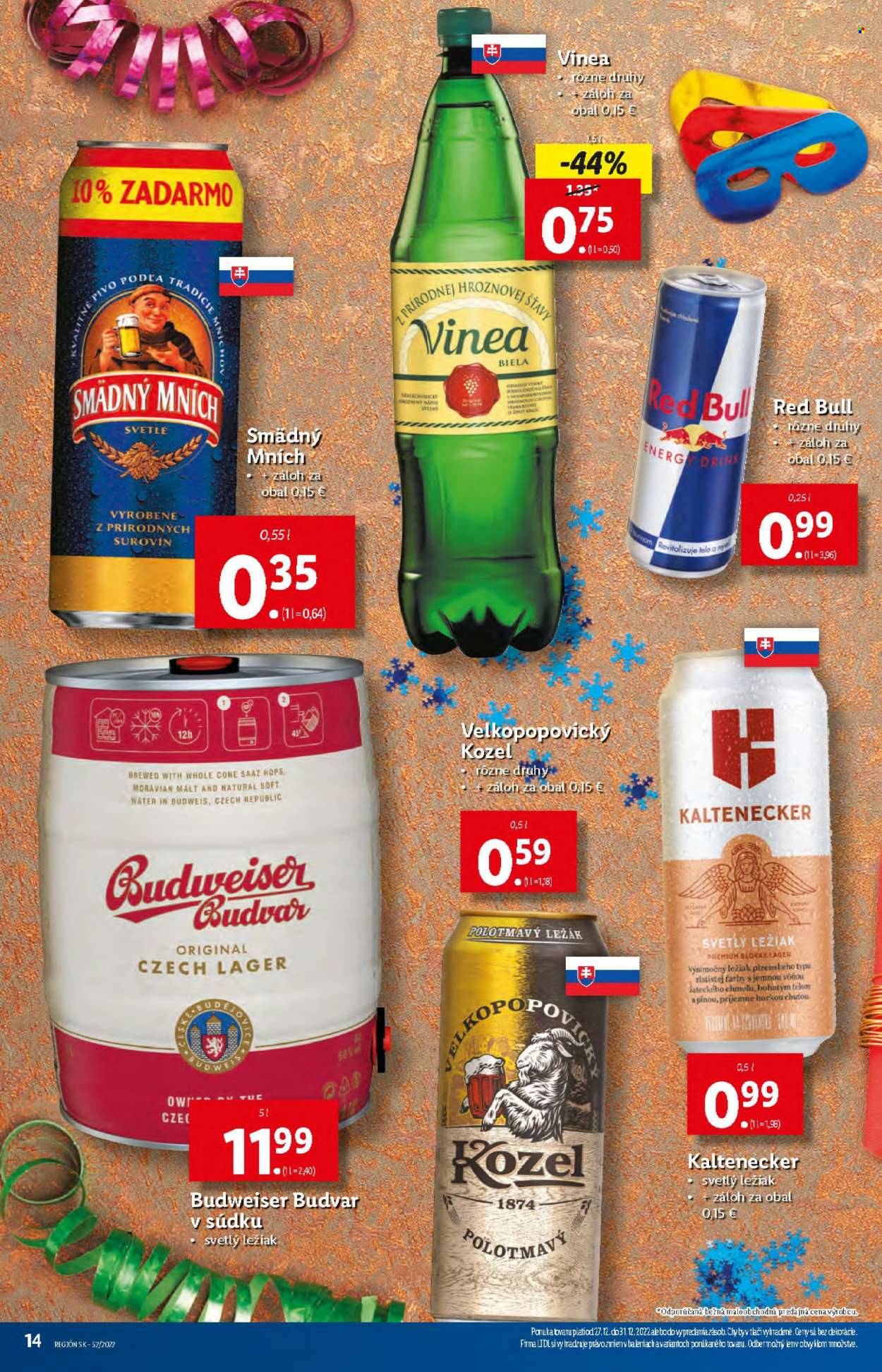Leták Lidl - 27.12.2022 - 31.12.2022. Strana 14