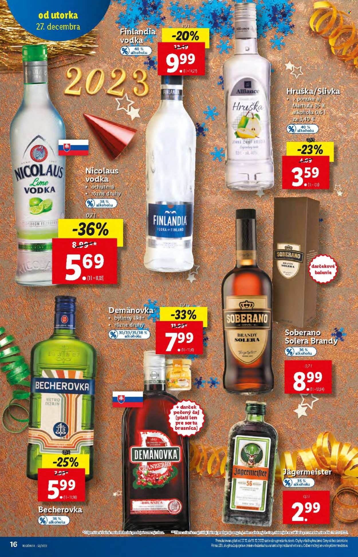 Leták Lidl - 27.12.2022 - 31.12.2022. Strana 16