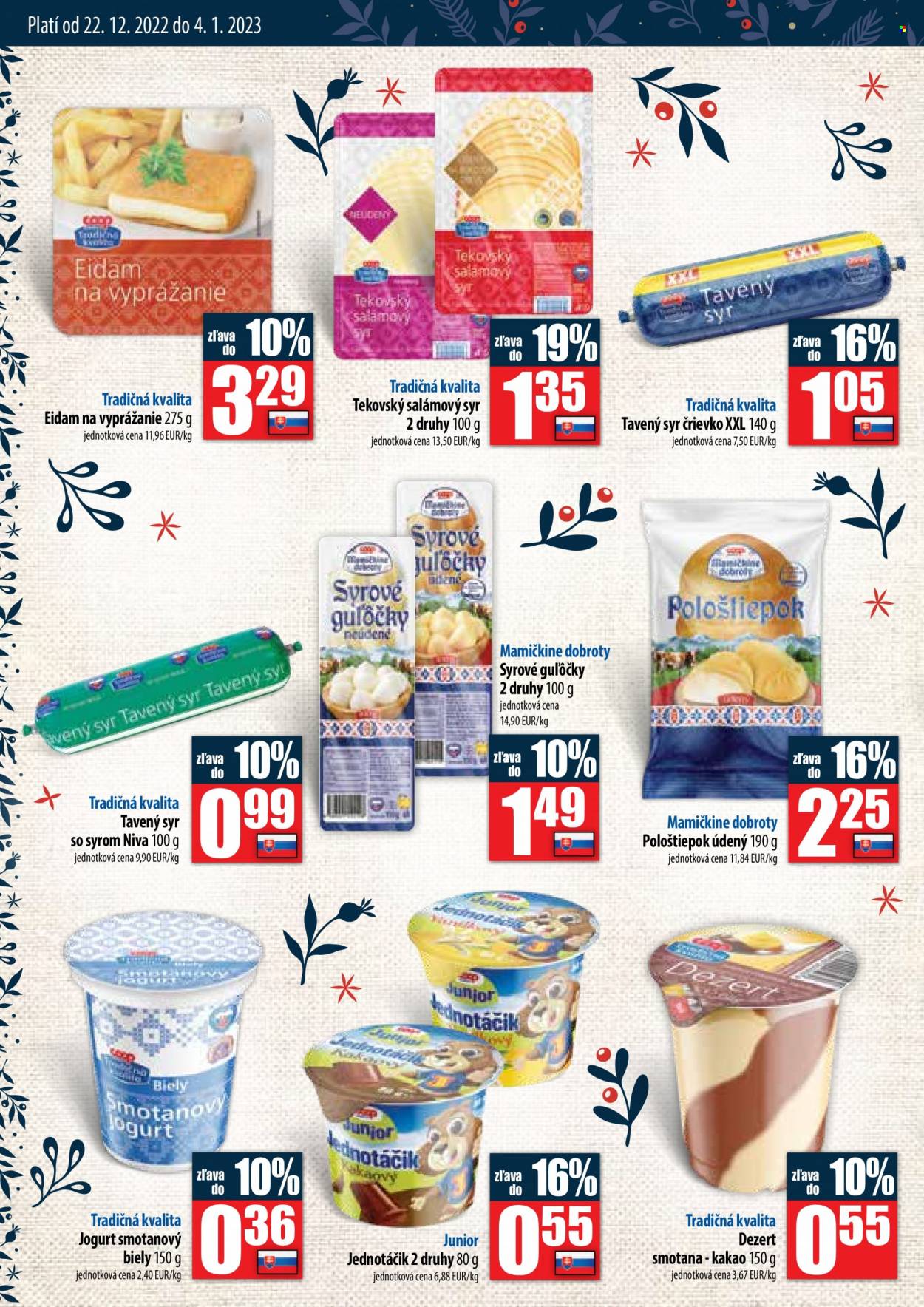 Leták COOP Jednota - 22.12.2022 - 4.1.2023. Strana 18