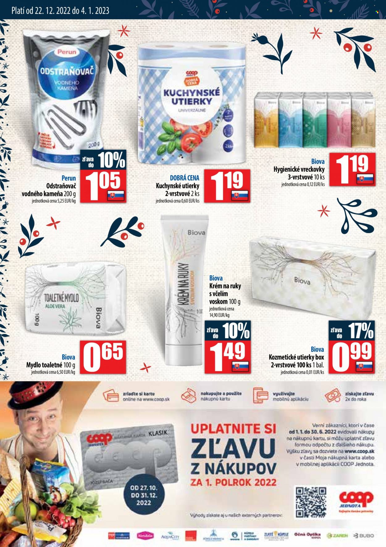 Leták COOP Jednota - 22.12.2022 - 4.1.2023. Strana 22