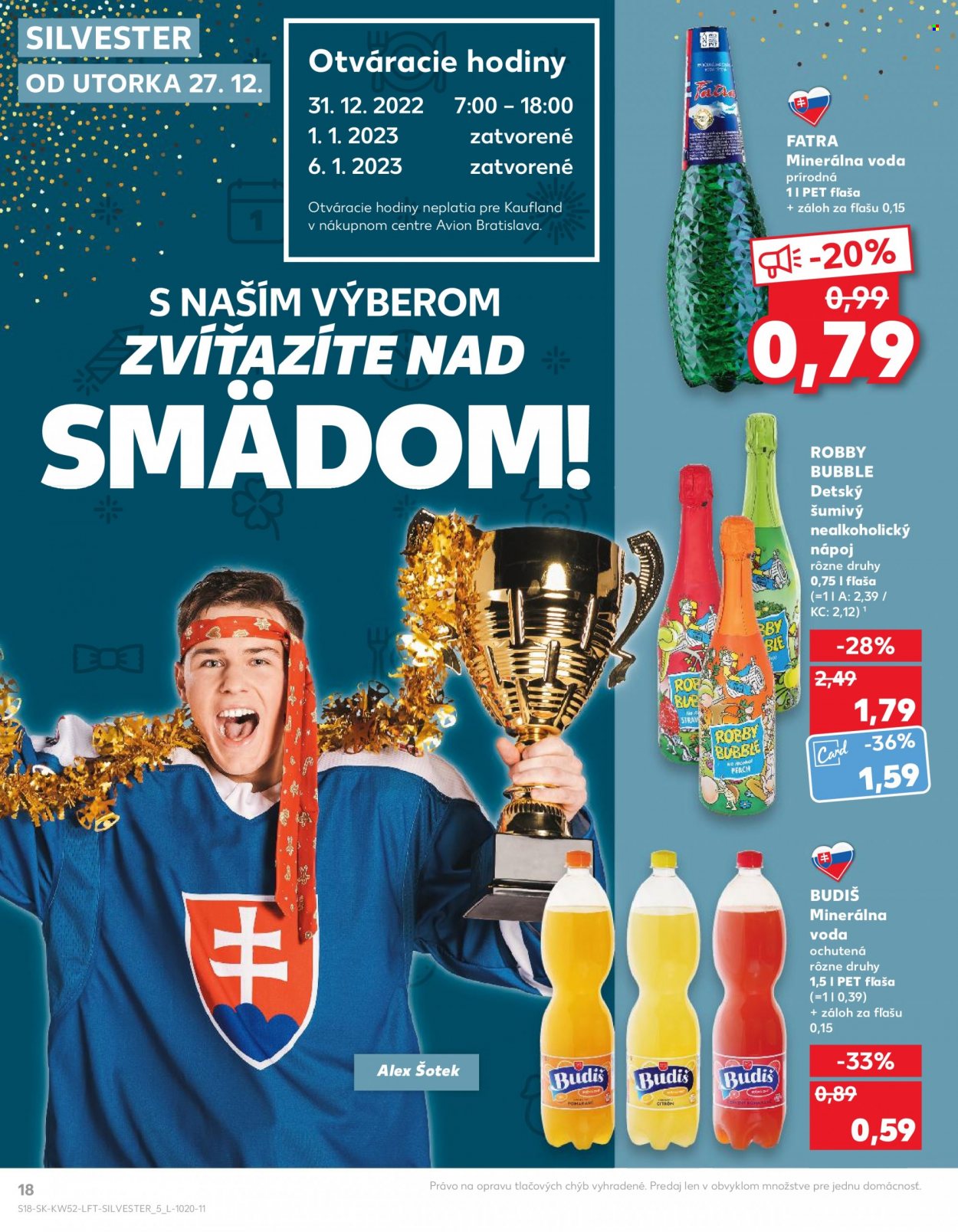 Leták Kaufland - 27.12.2022 - 4.1.2023. Strana 18