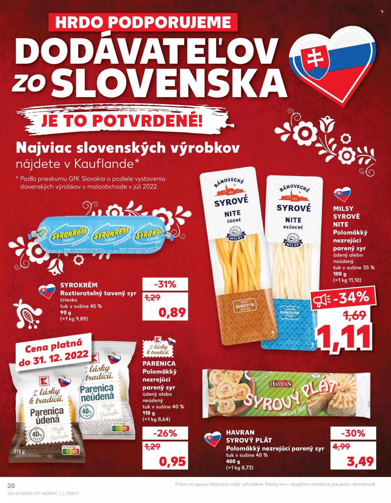 Leták Kaufland - 27.12.2022 - 4.1.2023. Strana 20