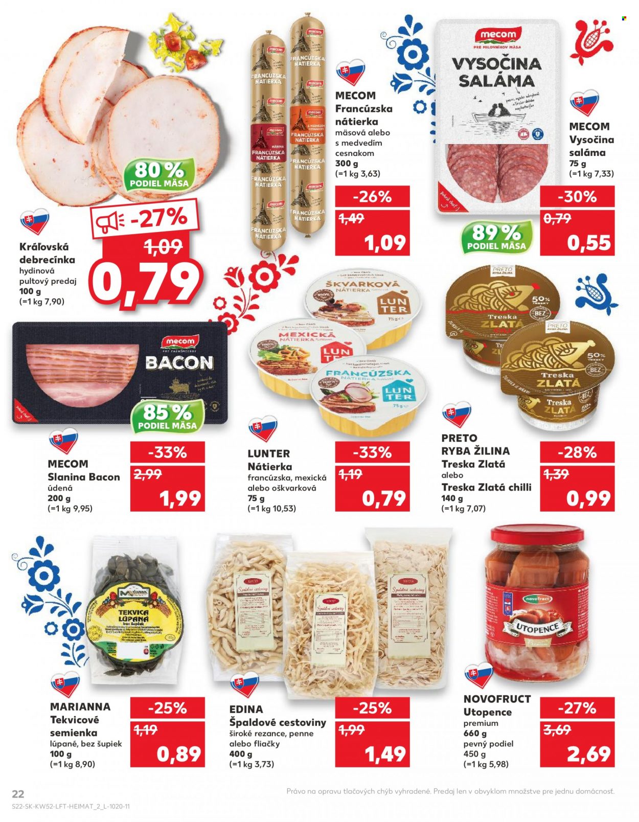 Leták Kaufland - 27.12.2022 - 4.1.2023. Strana 22