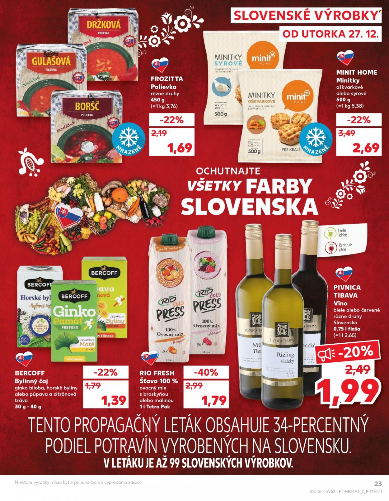 Leták Kaufland - 27.12.2022 - 4.1.2023. Strana 23