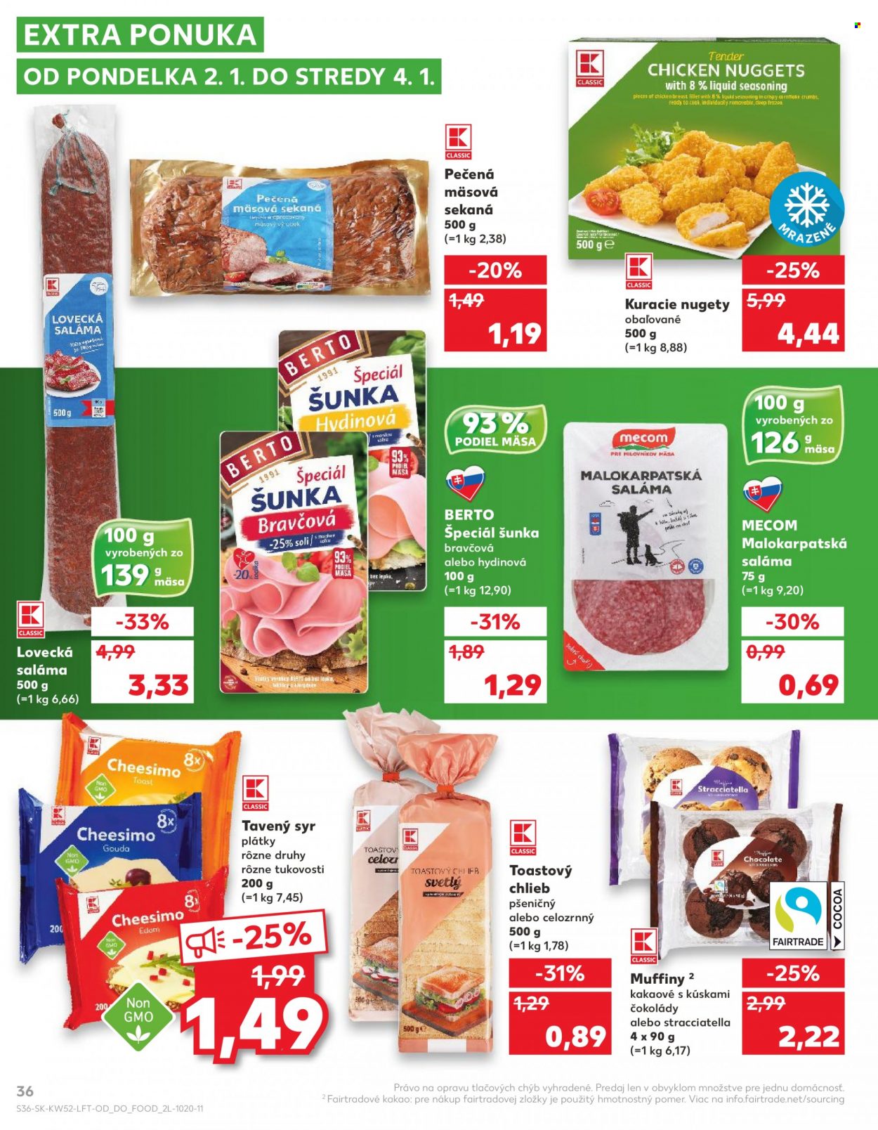 Leták Kaufland - 27.12.2022 - 4.1.2023. Strana 36
