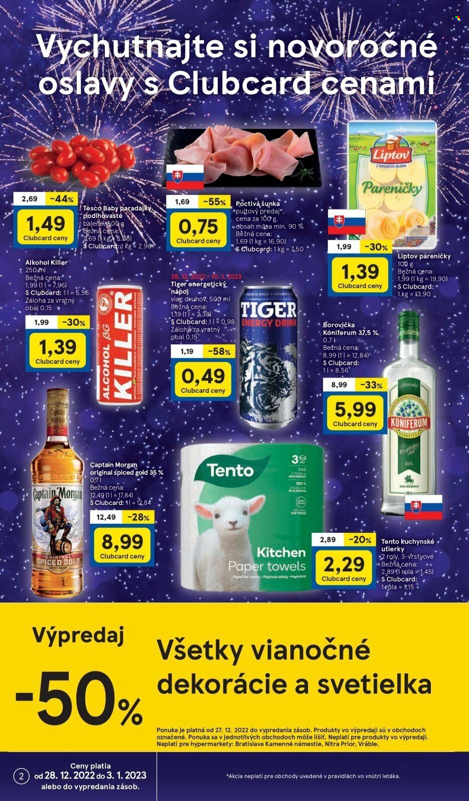 Leták TESCO - 28.12.2022 - 3.1.2023. Strana 2