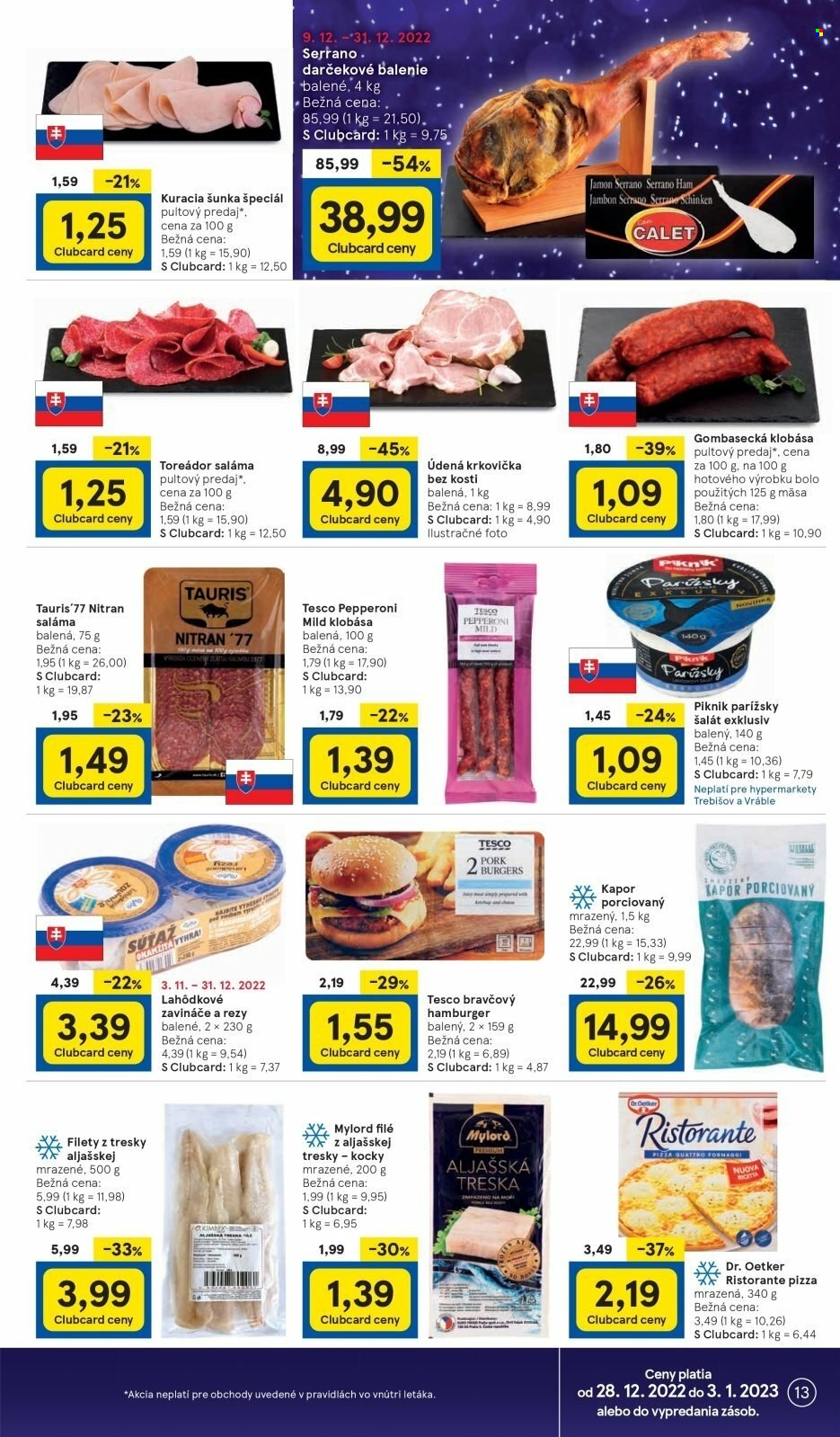Leták TESCO - 28.12.2022 - 3.1.2023. Strana 13