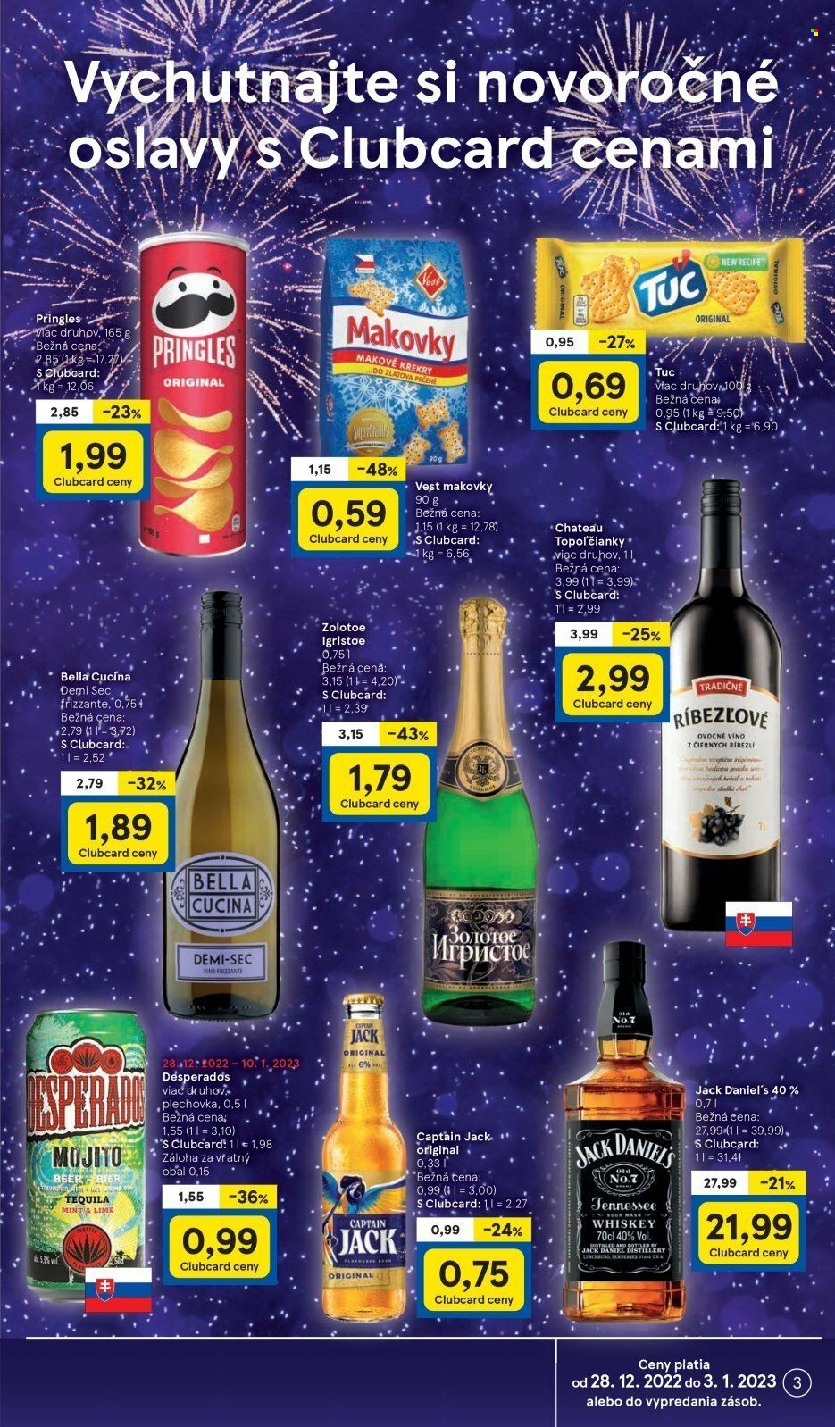Leták TESCO supermarket - 28.12.2022 - 3.1.2023. Strana 3