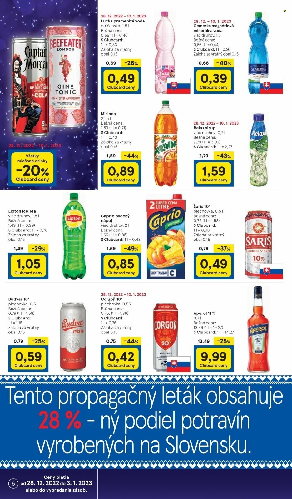 Leták TESCO supermarket - 28.12.2022 - 3.1.2023. Strana 6