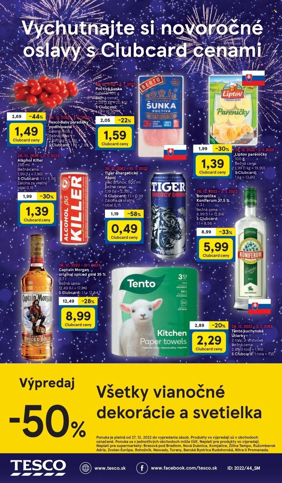 Leták TESCO supermarket - 28.12.2022 - 3.1.2023. Strana 8