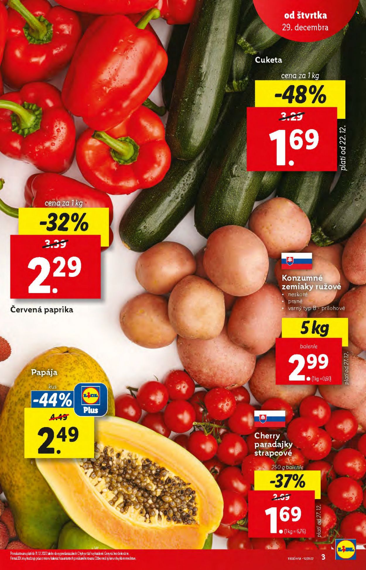 Leták Lidl - 29.12.2022 - 31.12.2022. Strana 3