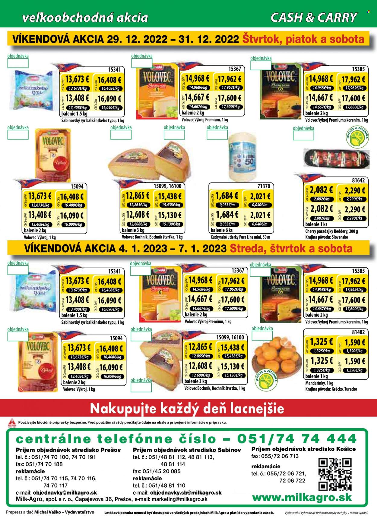 Leták Milk AGRO - 28.12.2022 - 10.1.2023. Strana 8