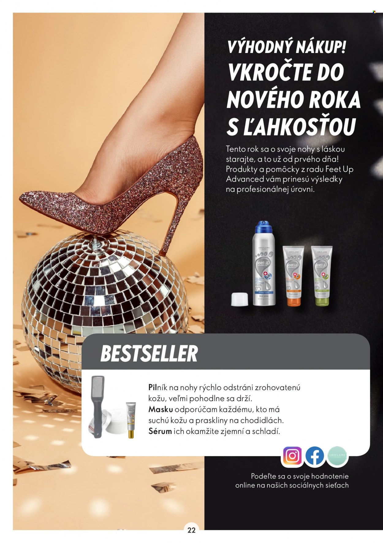 Leták Oriflame - 28.12.2022 - 17.1.2023. Strana 22