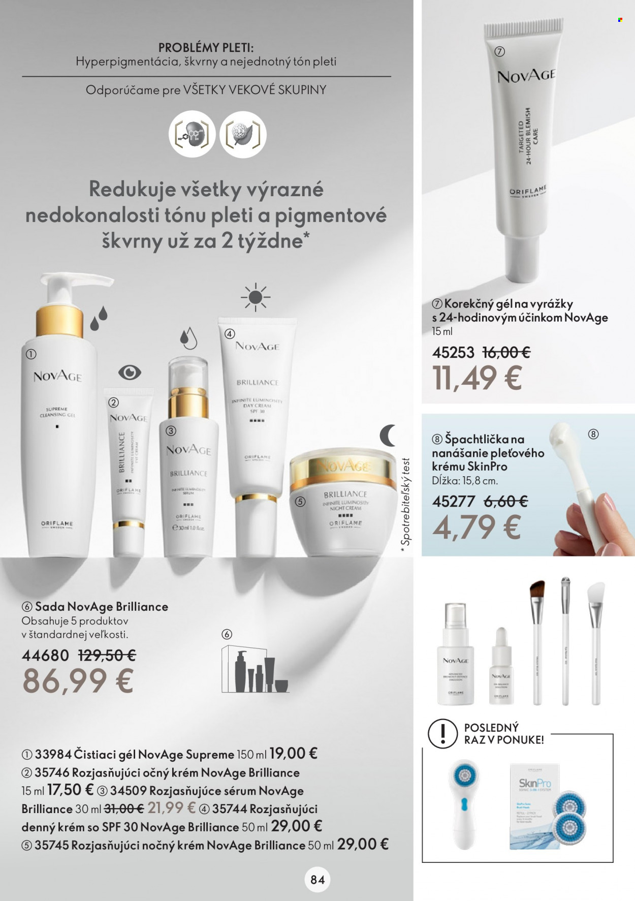 Leták Oriflame - 28.12.2022 - 17.1.2023. Strana 84