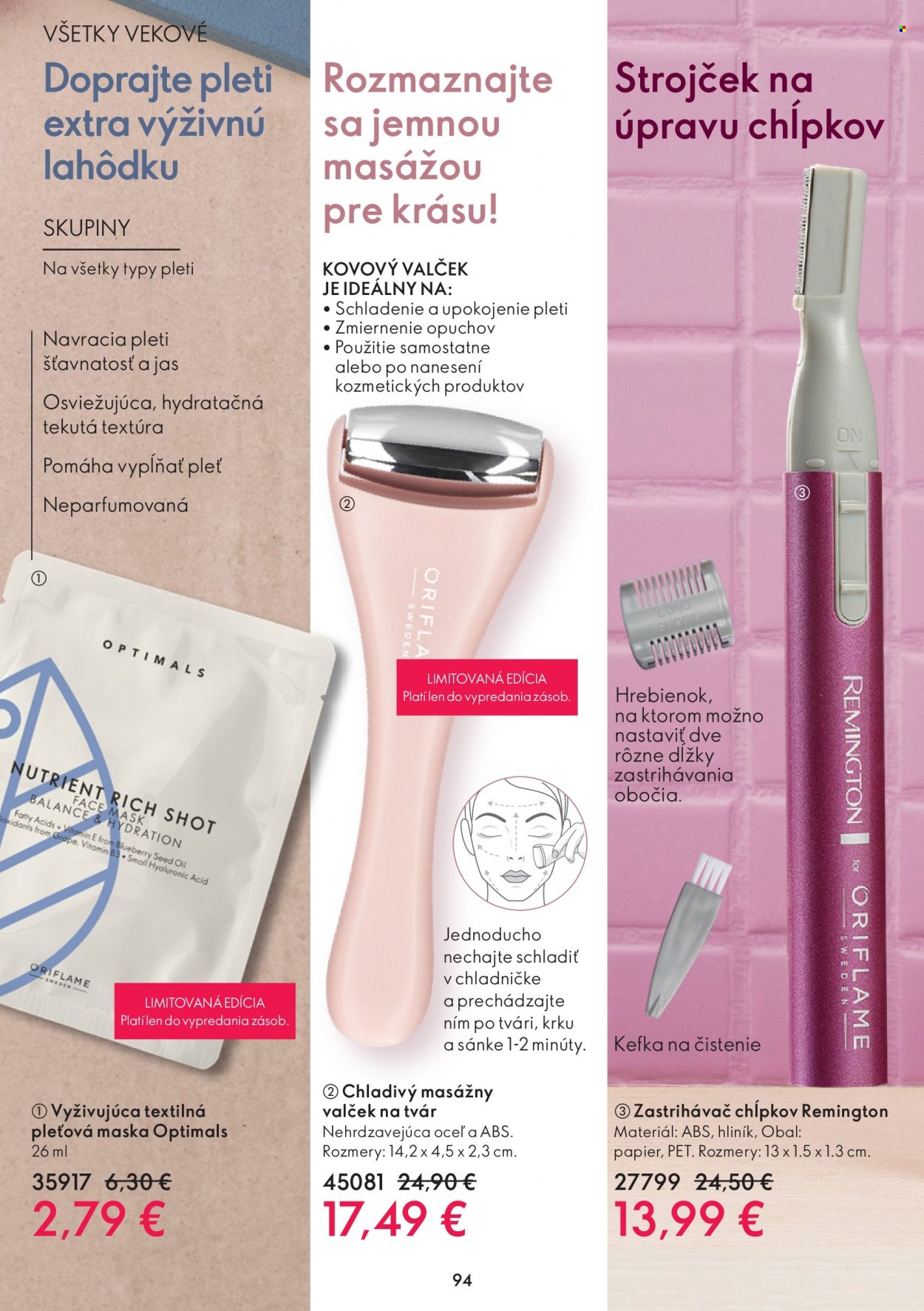 Leták Oriflame - 28.12.2022 - 17.1.2023. Strana 94