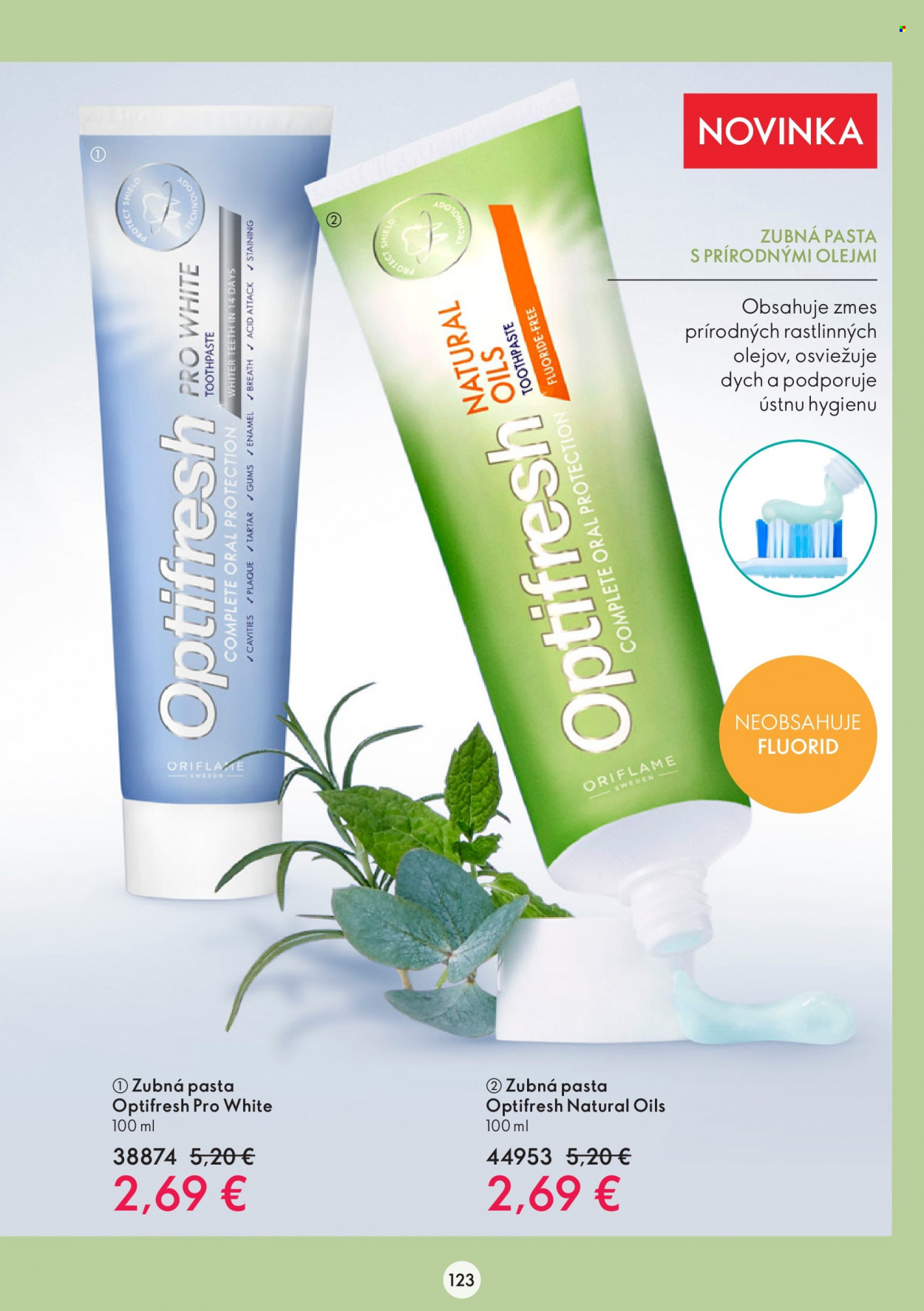 Leták Oriflame - 28.12.2022 - 17.1.2023. Strana 123