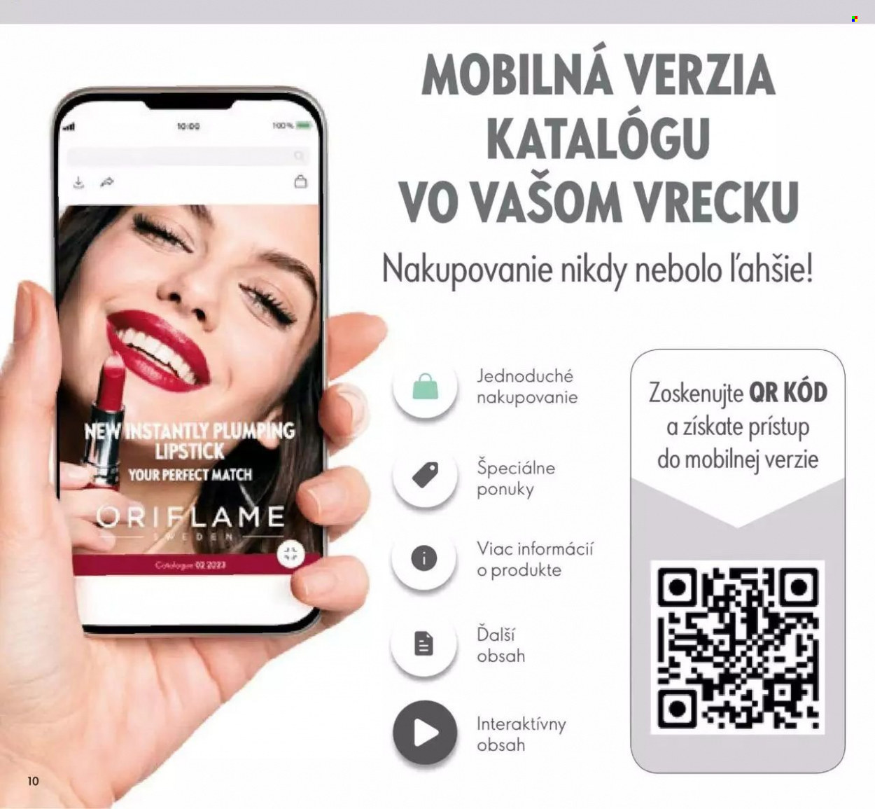 Leták Oriflame - 18.1.2023 - 7.2.2023. Strana 10