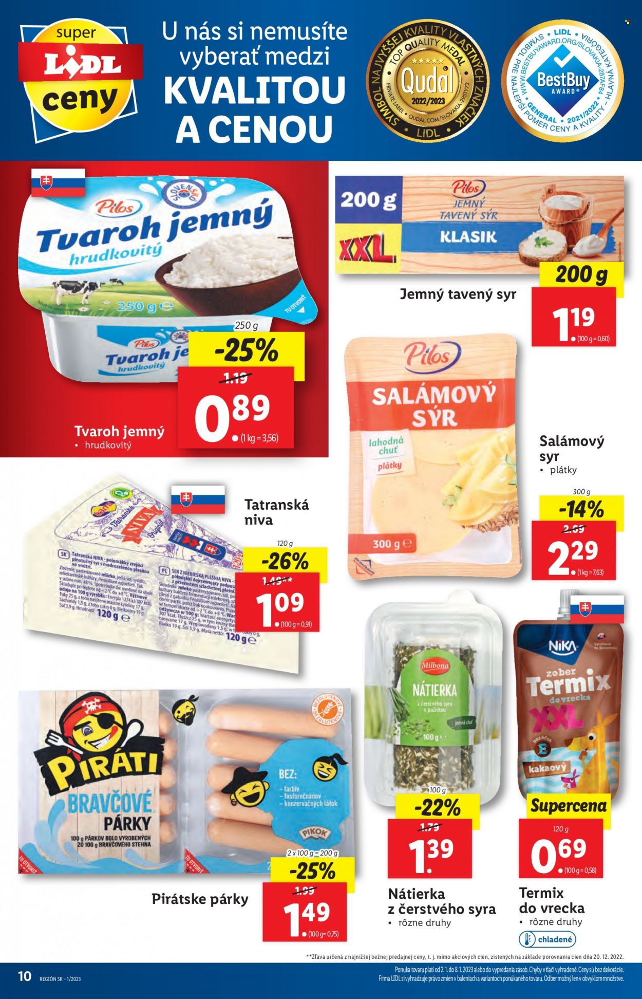 Leták Lidl - 2.1.2023 - 8.1.2023. Strana 10