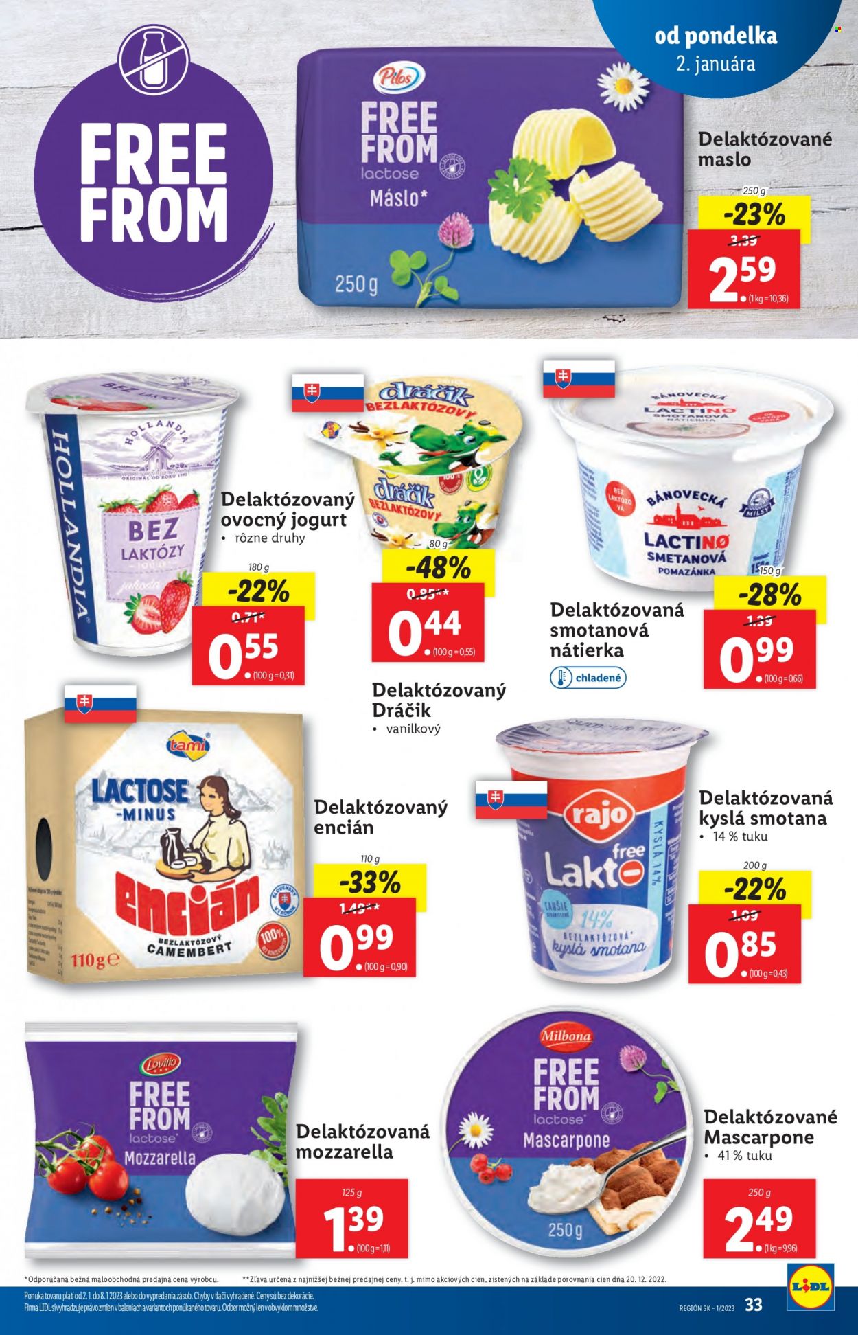 Leták Lidl - 2.1.2023 - 8.1.2023. Strana 33
