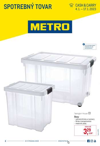 Leták Metro - 4.1.2023 - 17.1.2023.