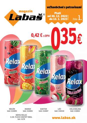 Leták Labaš - 30.12.2022 - 12.1.2023.