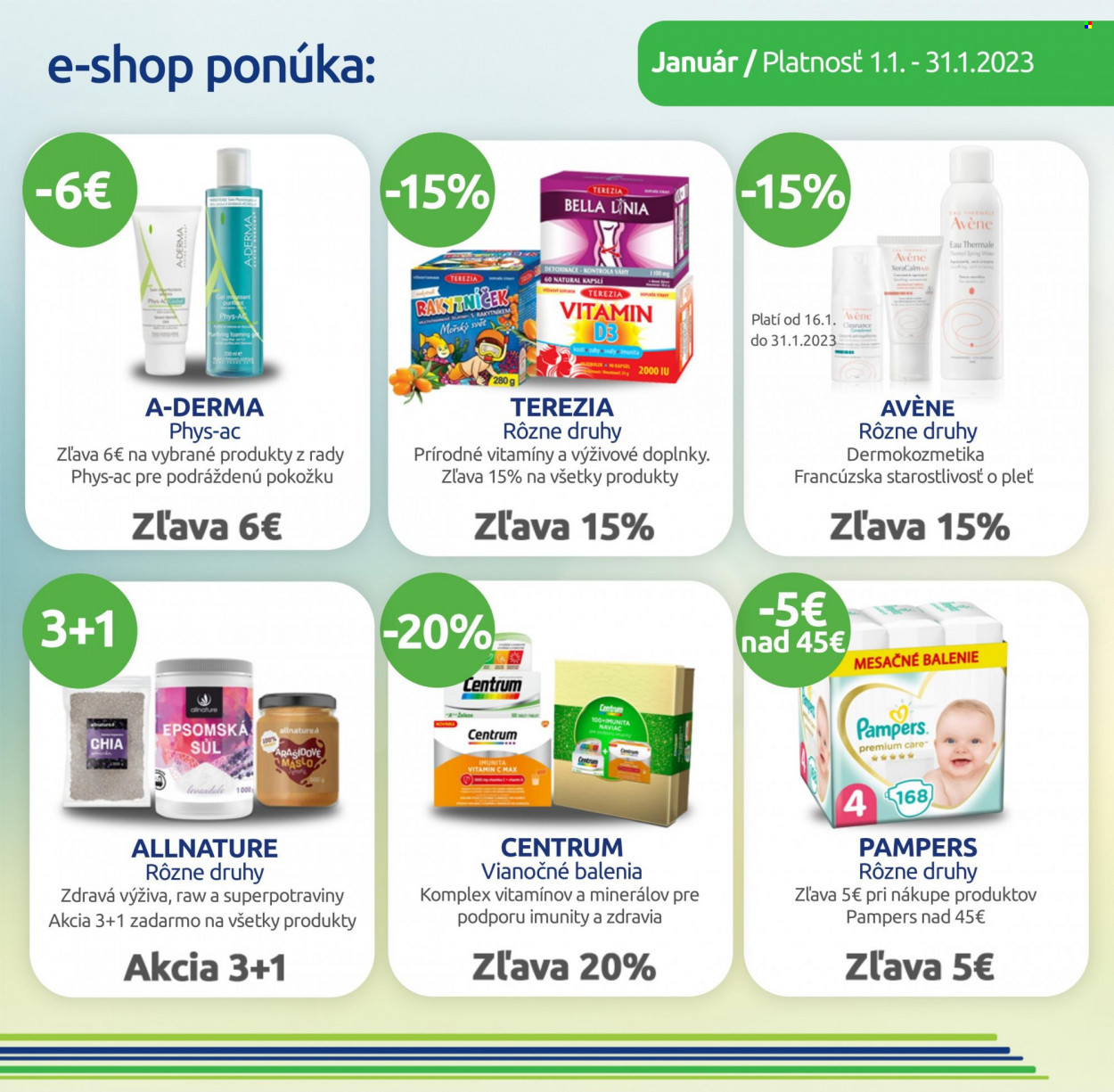 Leták BENU Lekáreň - 1.1.2023 - 31.1.2023. Strana 2