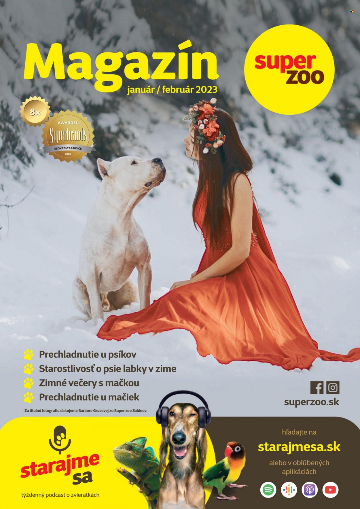 Leták SUPER ZOO - 1.1.2023 - 28.2.2023. Strana 1