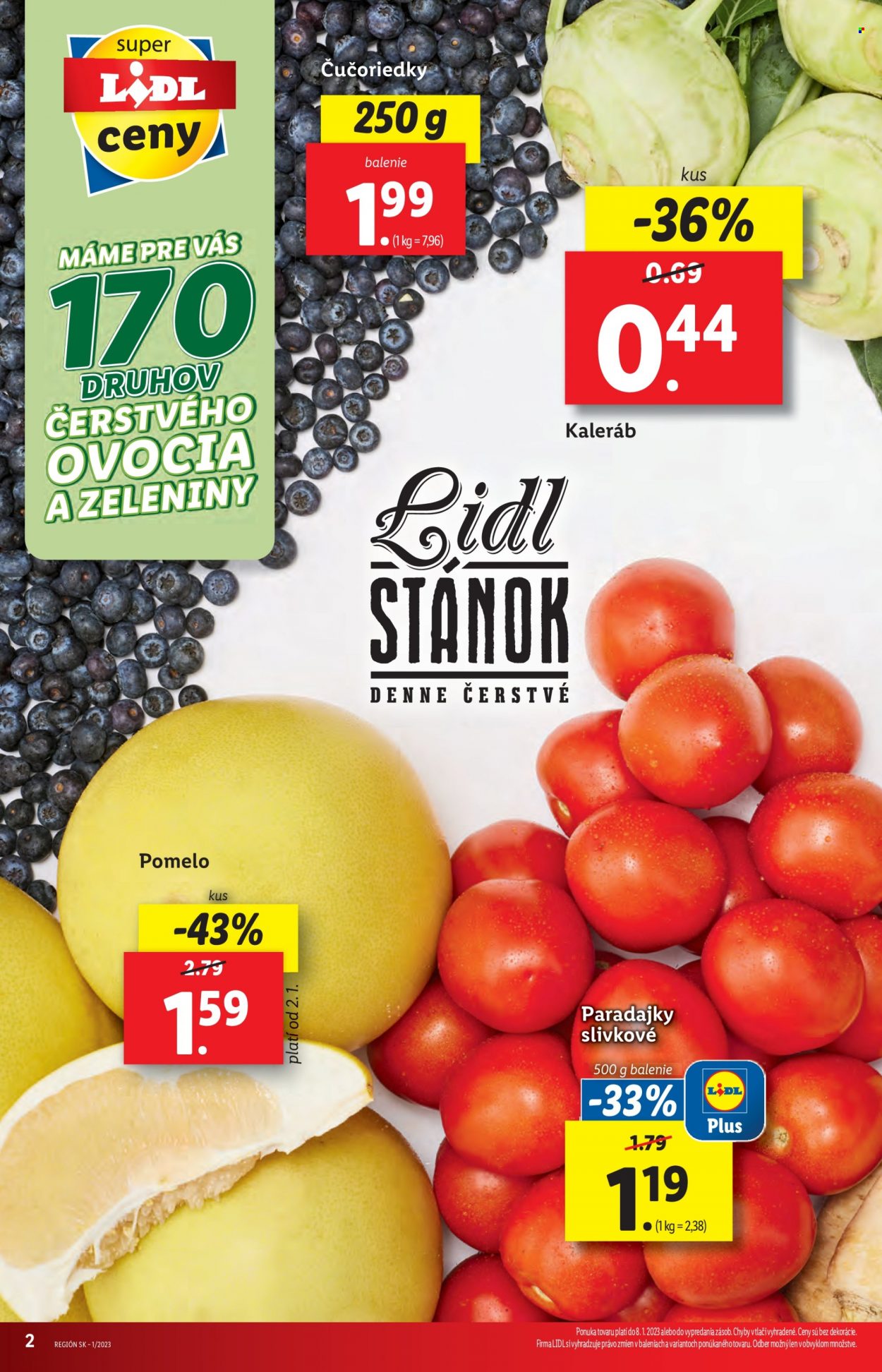 Leták Lidl - 5.1.2023 - 8.1.2023. Strana 2