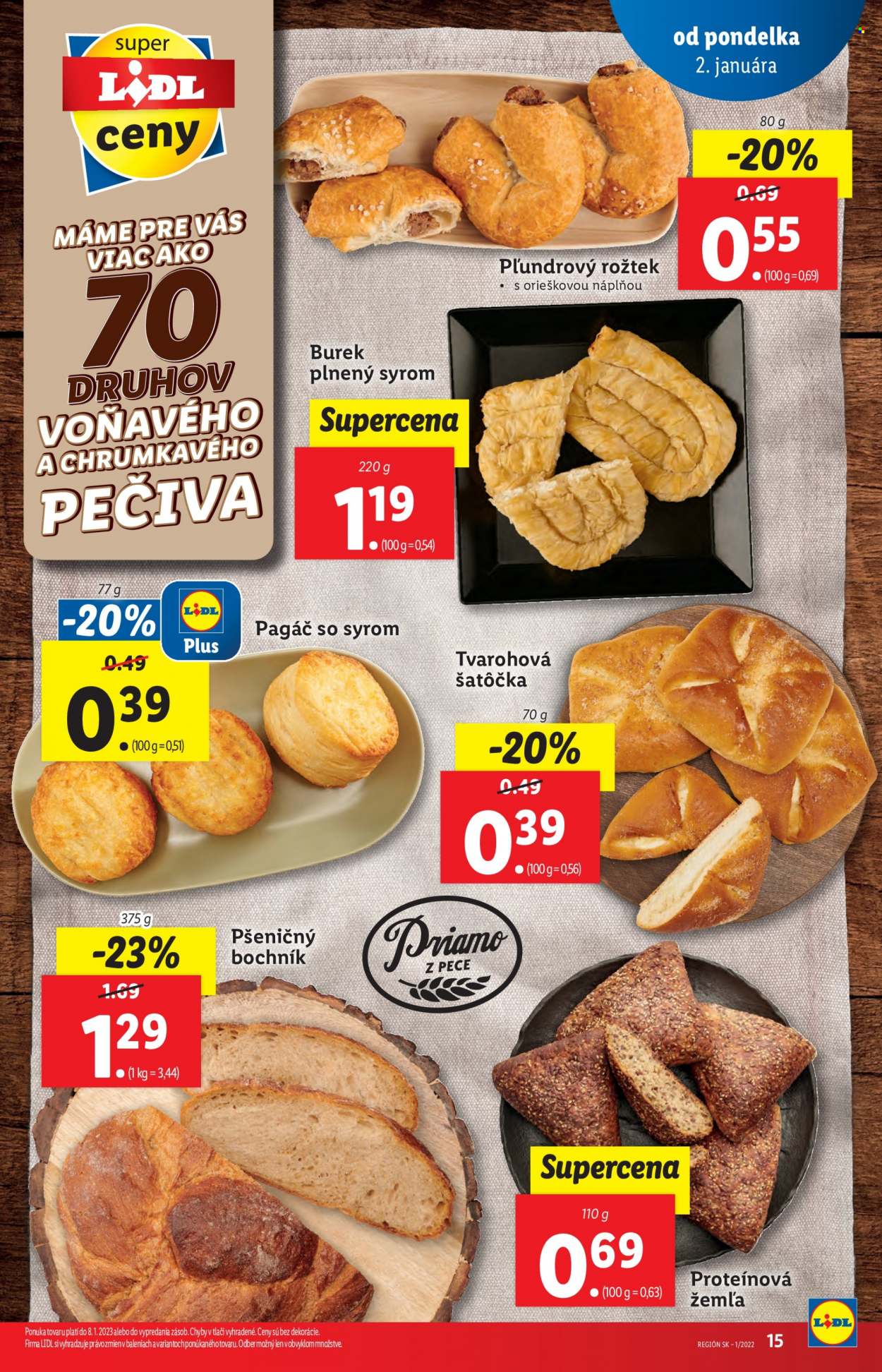 Leták Lidl - 5.1.2023 - 8.1.2023. Strana 15
