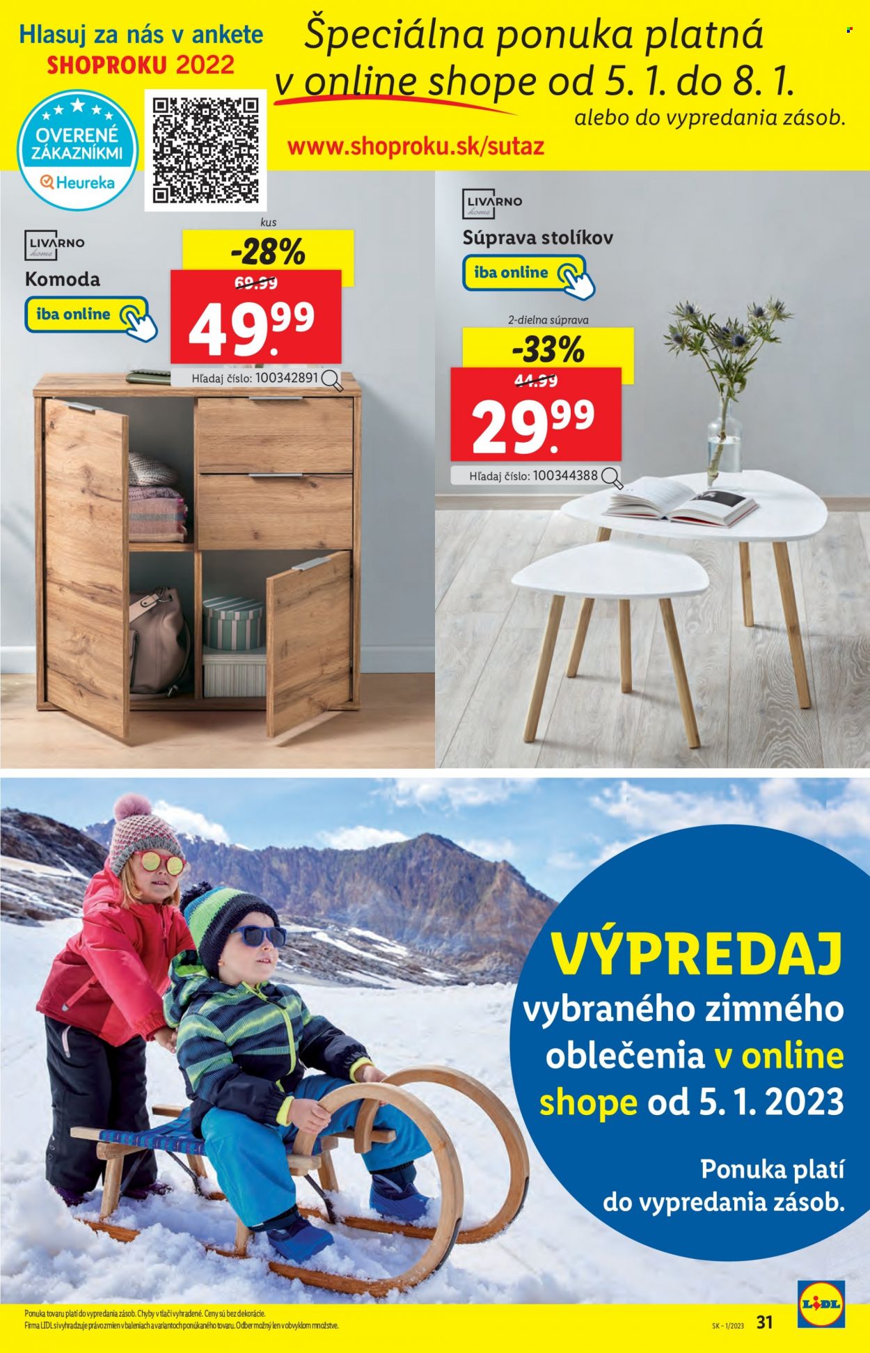 Leták Lidl - 5.1.2023 - 8.1.2023. Strana 31
