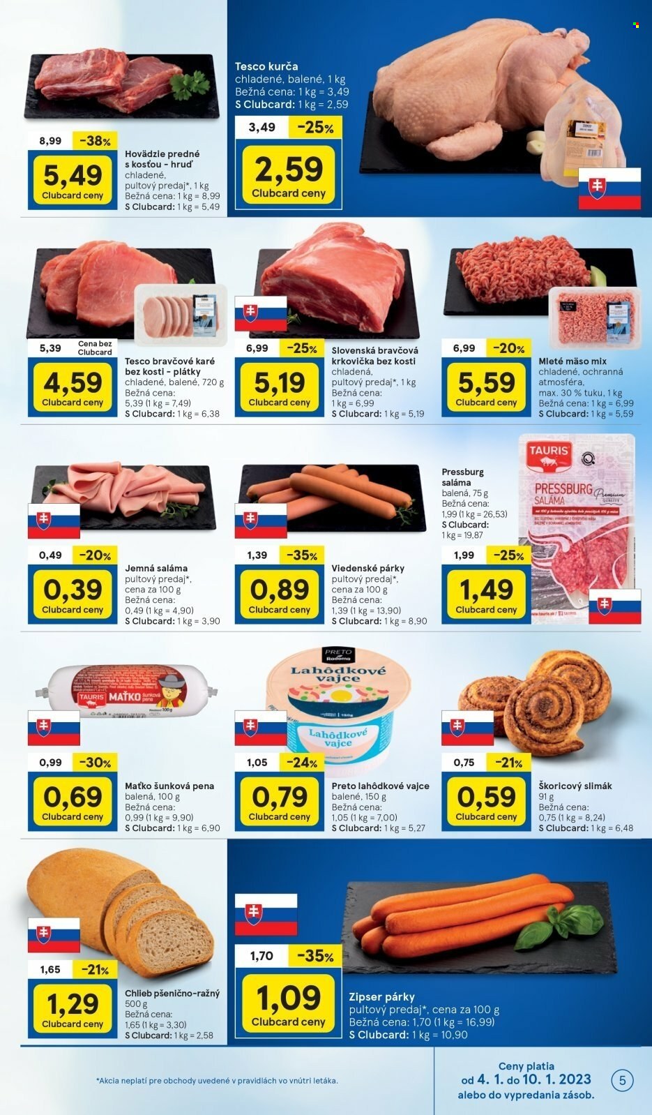 Leták TESCO - 4.1.2023 - 10.1.2023. Strana 5
