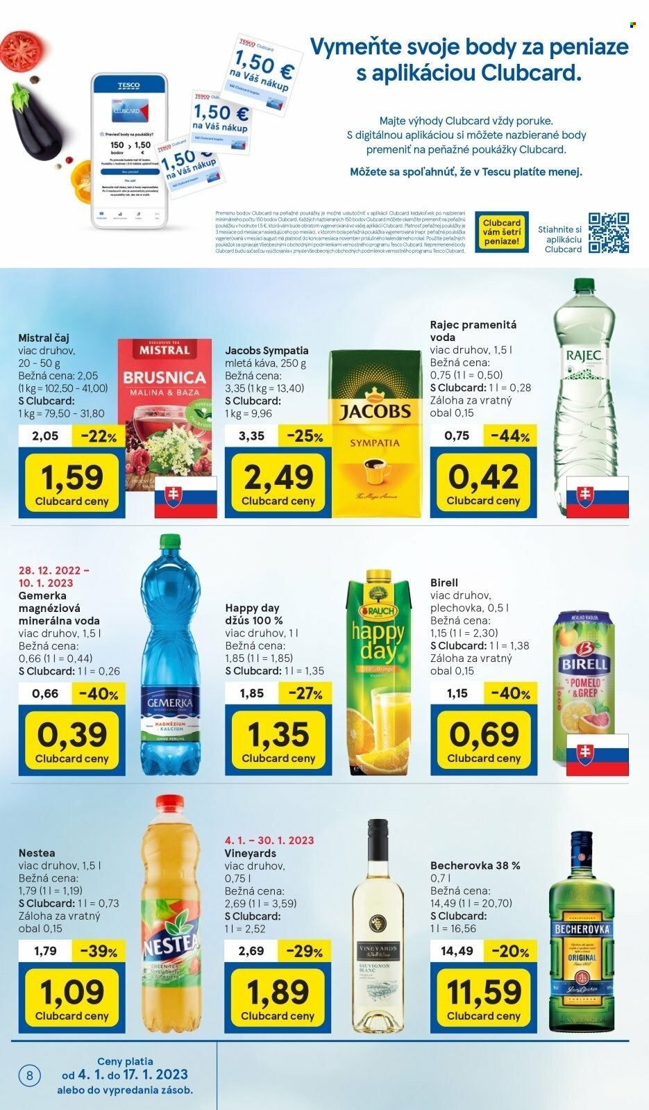 Leták TESCO - 4.1.2023 - 10.1.2023. Strana 8
